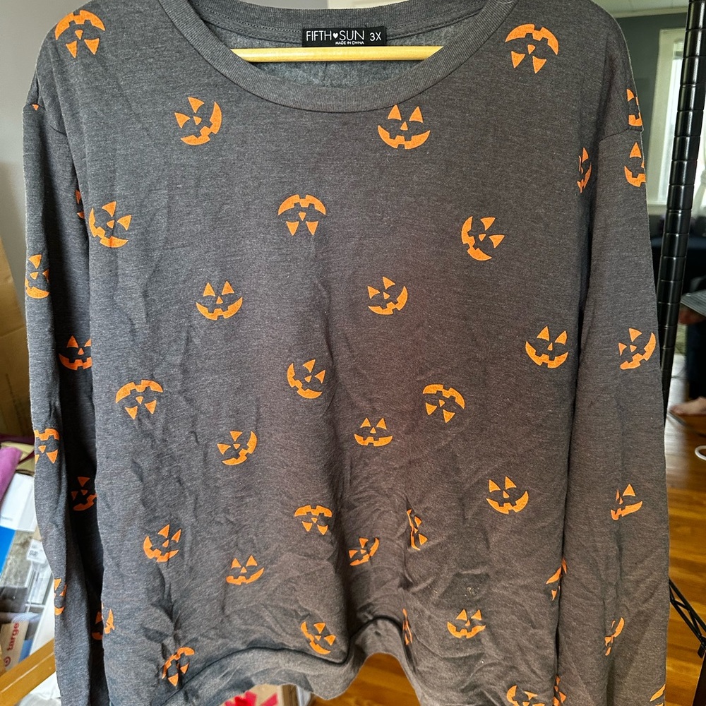 Lightweight Pumpkin Sweatshirt 3x Kohls